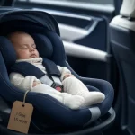 Bébé face à la route en siège auto i-Size 15 mois