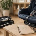 Confort bebe : poussette trio et siège auto