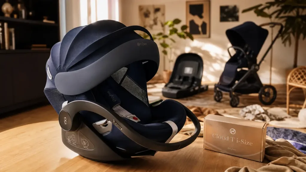 Cybex Cloud T i-Size : coque i-Size nouveau-né, sécurité et confort