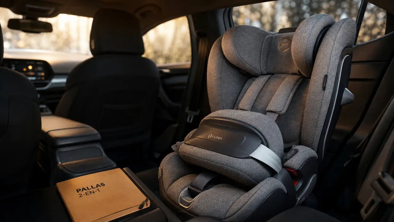 Cybex Pallas : siège auto i-Size à bouclier en voiture arrière