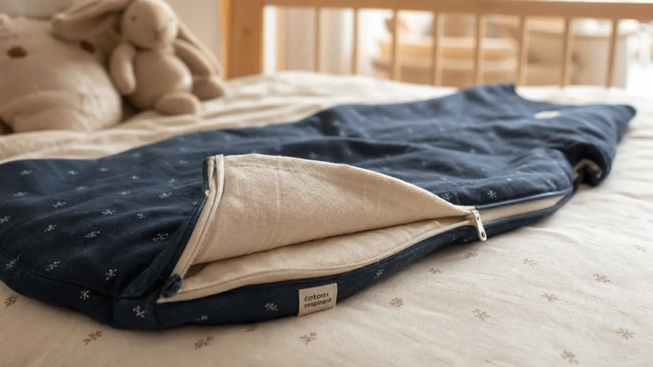 Sac de couchage bébé 2 ans 80–90 cm sur lit enfant