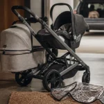 Poussette trio hauck pour voiture, ville et parc
