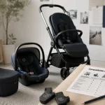 Poussette trio maxi cosi : compatibilité nacelle et siège auto à vérifier