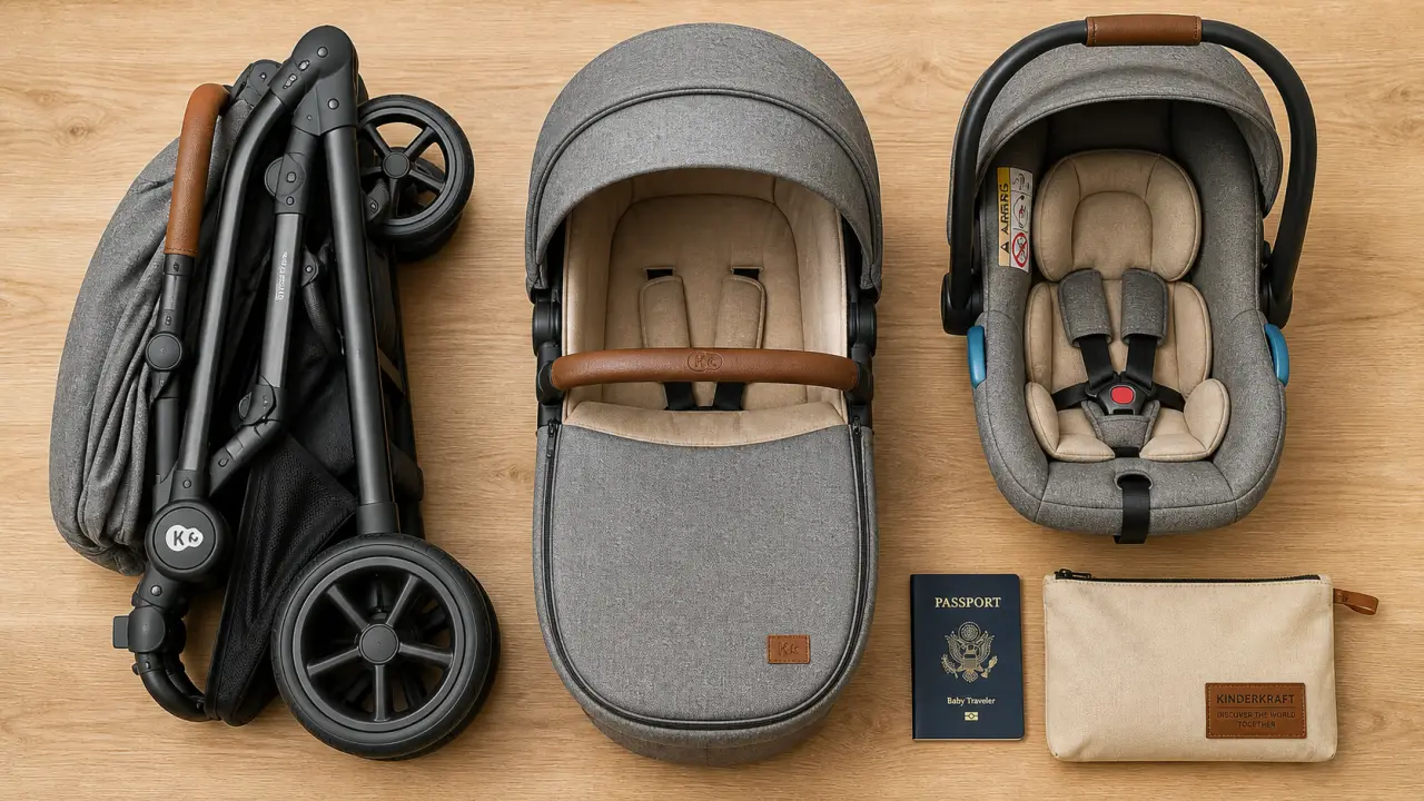 Poussette Zelia S Trio avec nacelle et siège auto, pack complet
