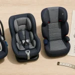 Quel siège auto pour quel age : coque, siège baquet, rehausseur