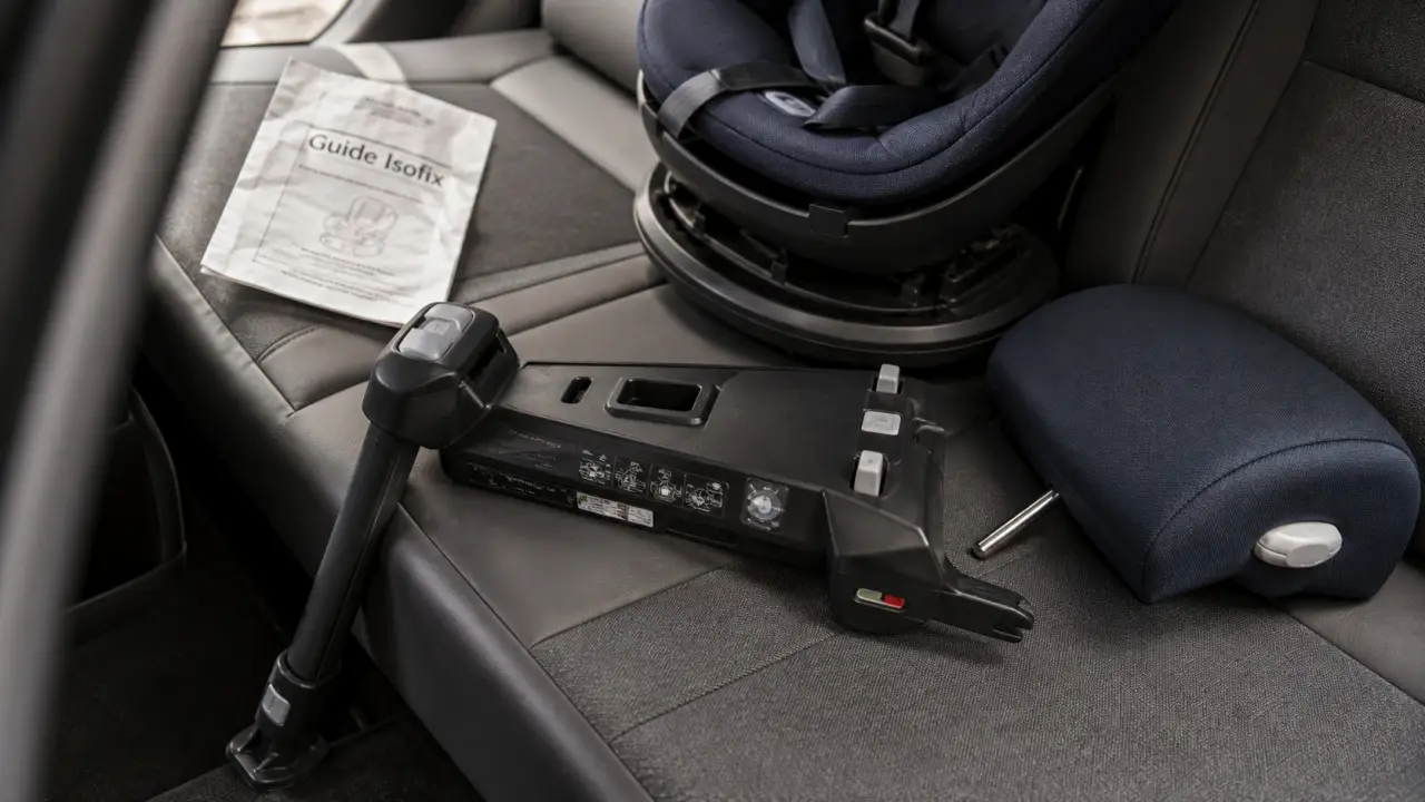 Siège auto bébé2luxe Isofix 360° dans une voiture