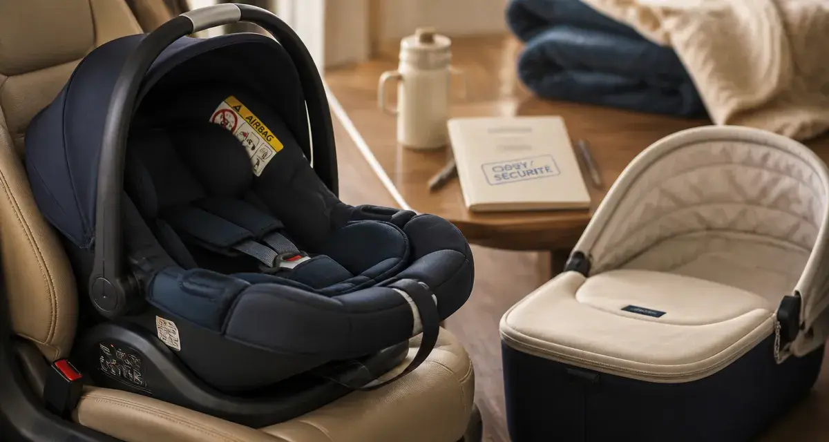 Nacelle ou cosy avis pédiatre : installation dos à la route, sécurité bébé et confort