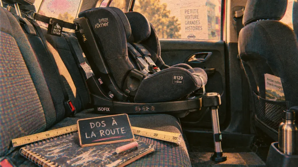 Siège auto 2 ans isofix : dos à la route jusqu’à 105 ou 125 cm