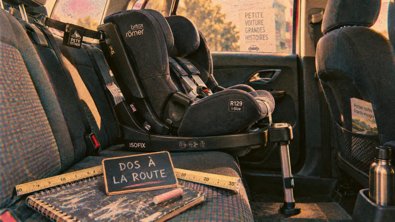 Siège auto 2 ans isofix : dos à la route jusqu’à 105 ou 125 cm