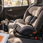 Siège auto bébé 0+/1 2 3 Isofix Top Tether en voiture