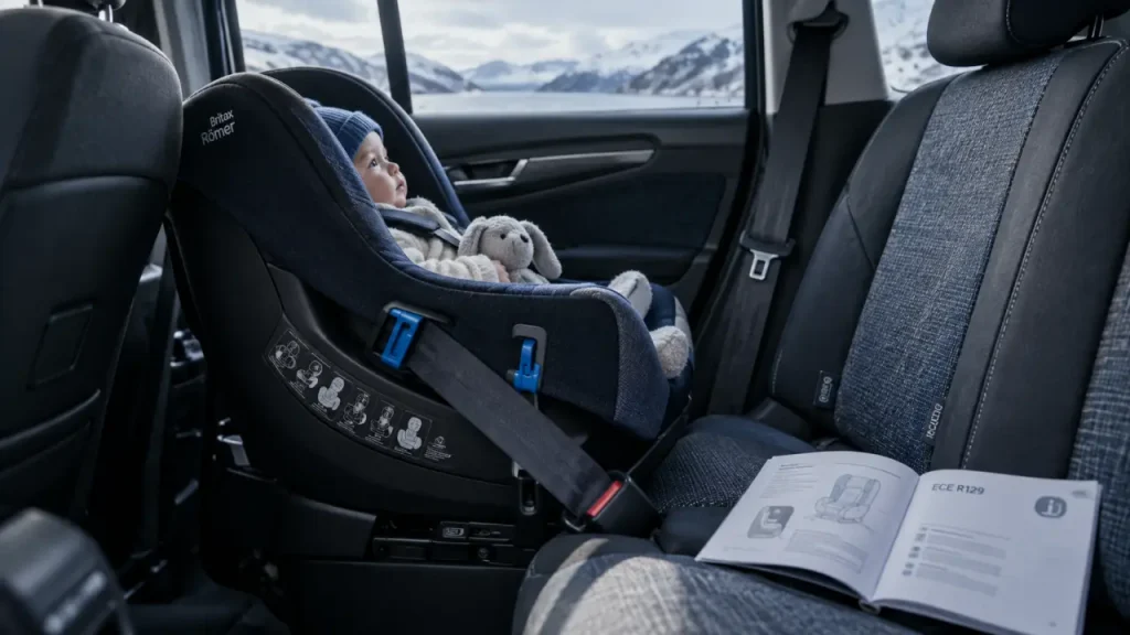Un siège auto bébé sans Isofix peut être sûr, si la ceinture est parfaitement installée