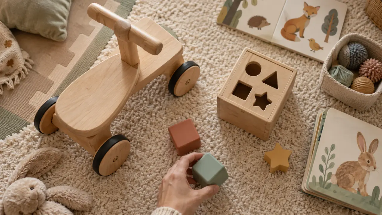 Idee cadeau bebe 1 an : motricite et premiers mots