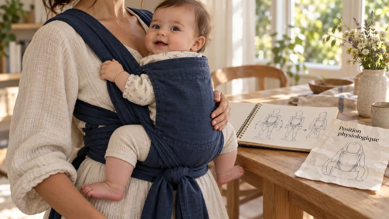 Porte bébé mei tai : bébé porté confortablement, réglages